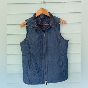 Blue Chico’s Reversible Vest (Small)